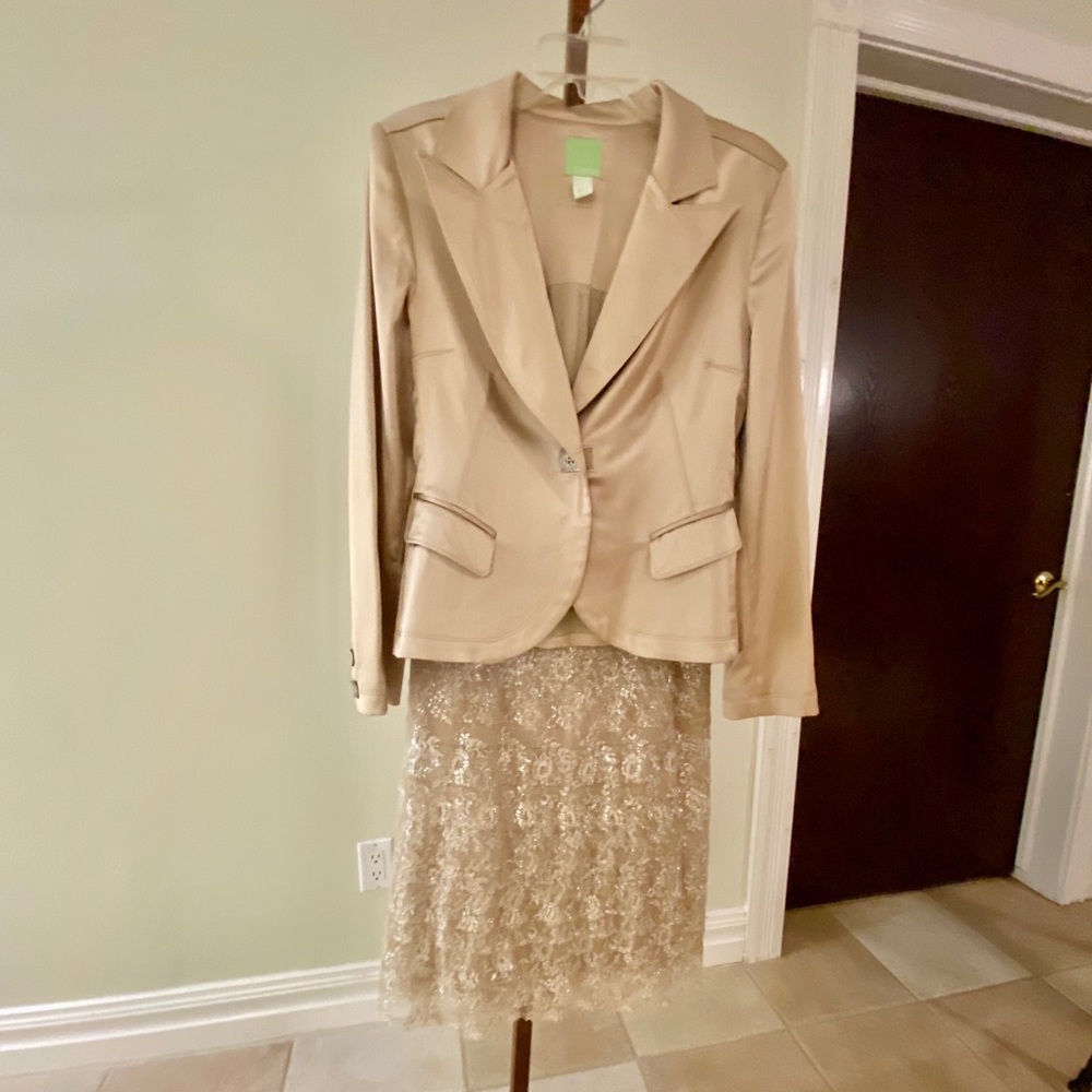 Citrine formal Jacket  and Skirt